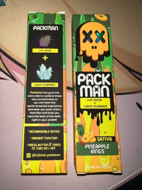 packman pineapple rings